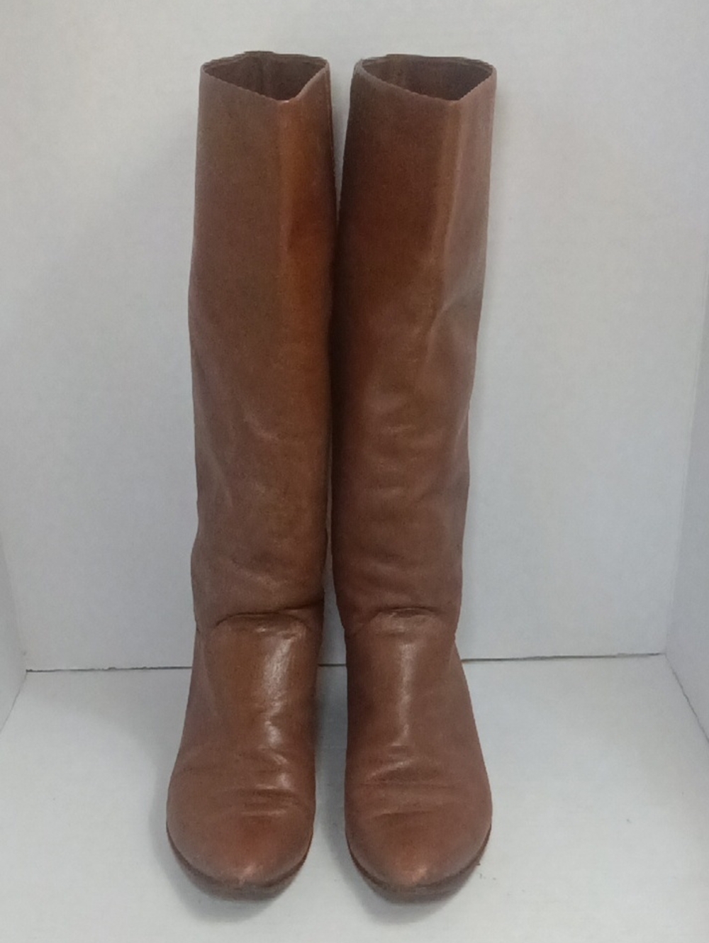 Nine West Brown Leather Over-the-Knee Boots